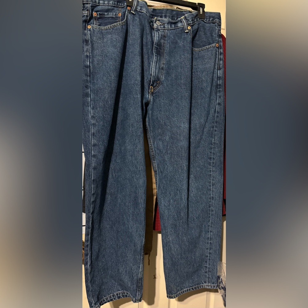 Levi's Men's Dark Blue Relaxed Jeans
